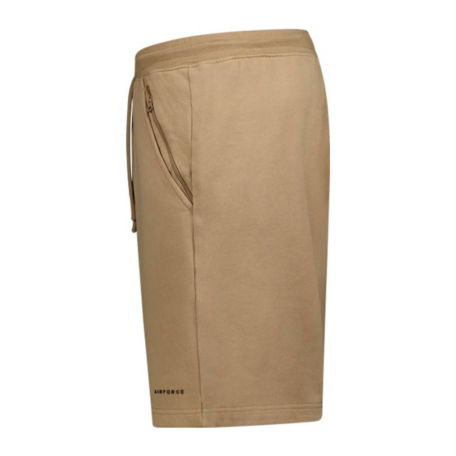 Airforce regular sweatshort lichtbruin