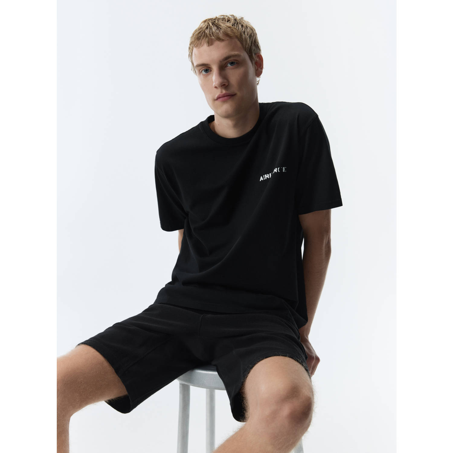 Airforce T-shirt zwart