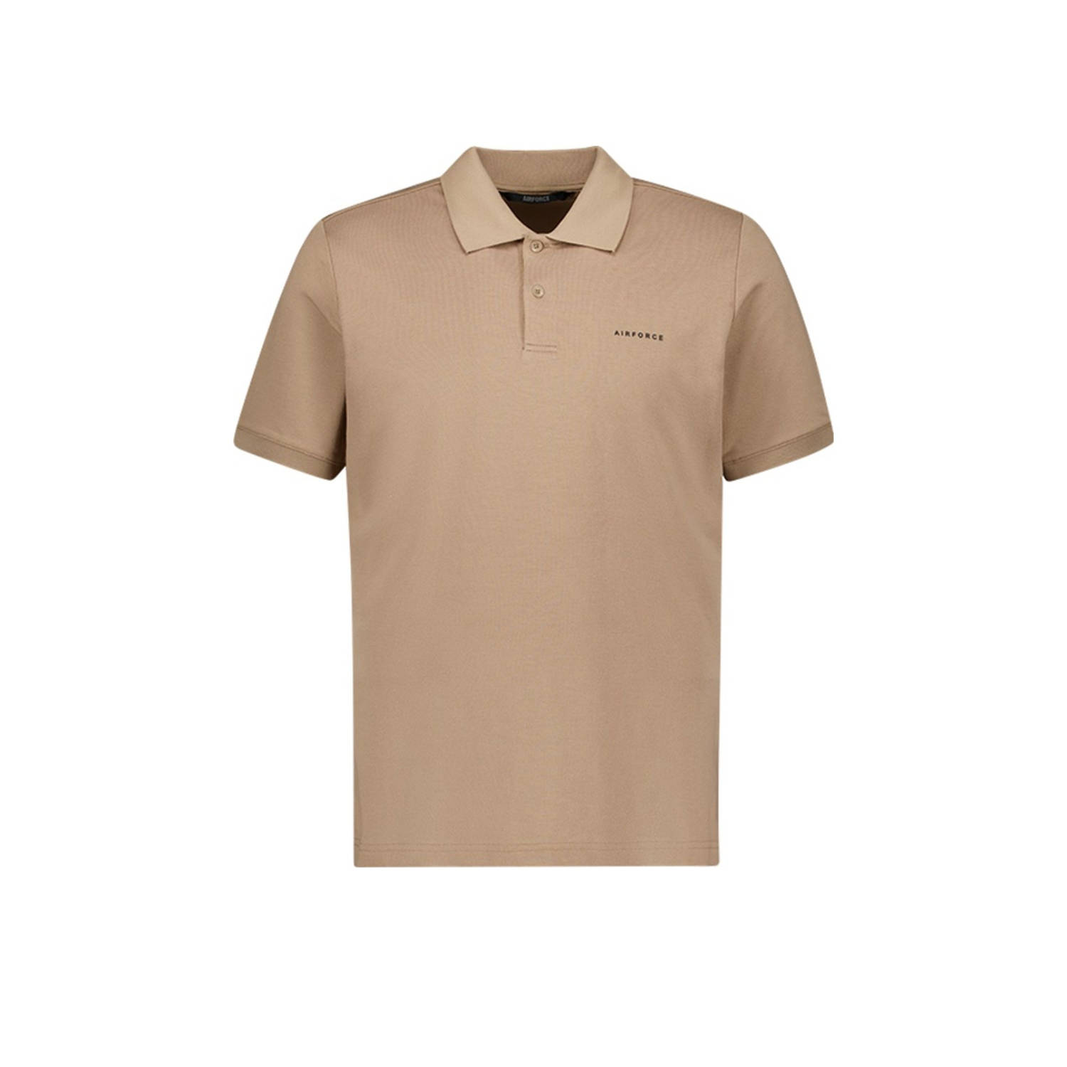 Airforce regular polo lichtbruin