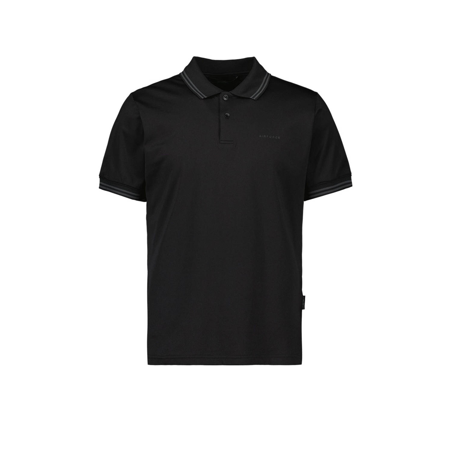 Airforce regular polo zwart