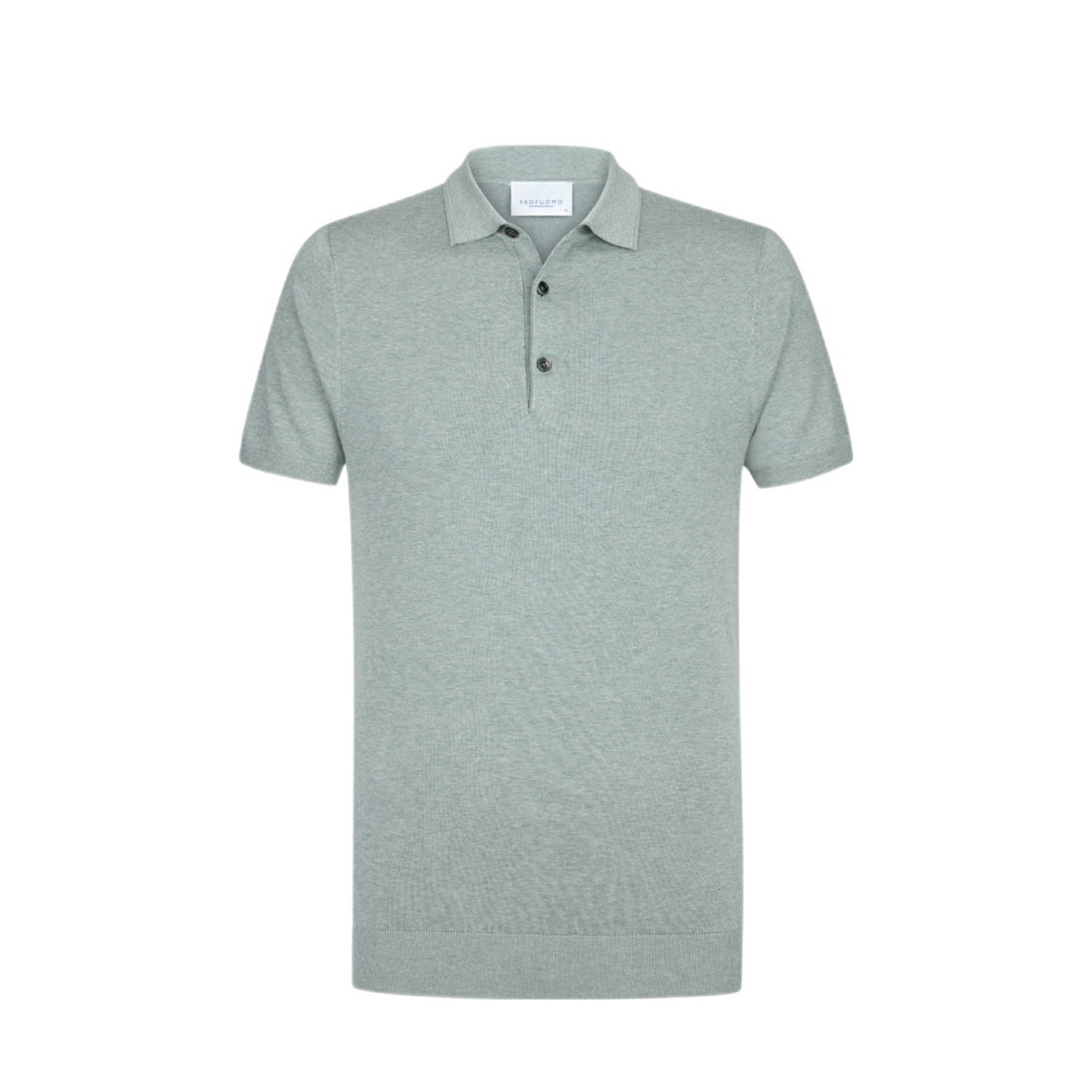 PROFUOMO Heren Polo's & T-shirts Polo Short Sleeve Groen