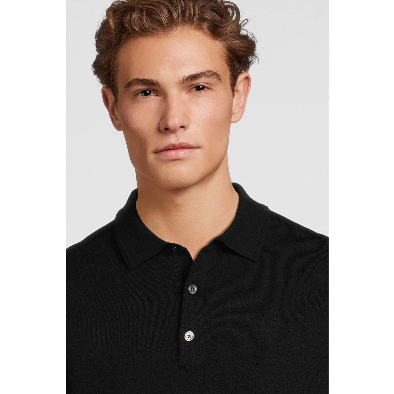 Profuomo regular polo donkerblauw