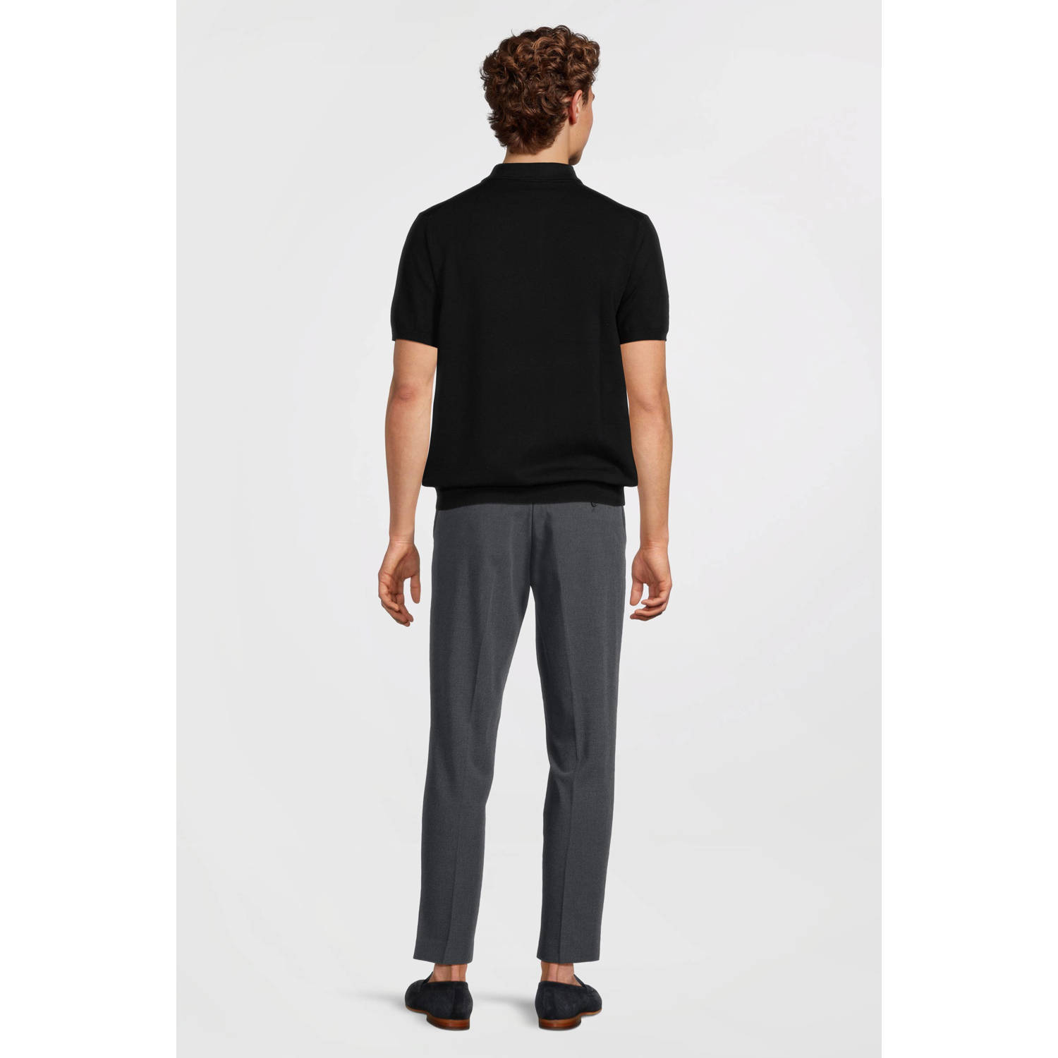Profuomo regular polo donkerblauw