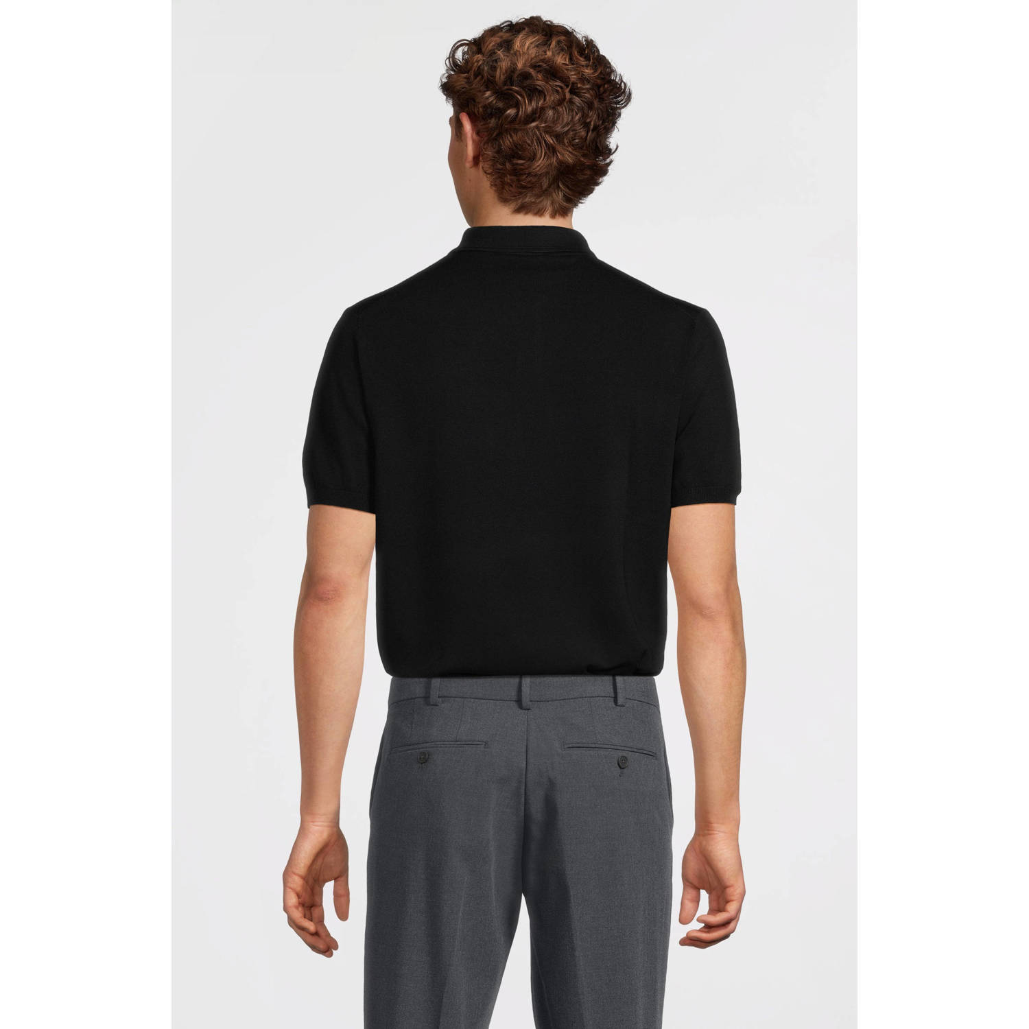 Profuomo regular polo donkerblauw
