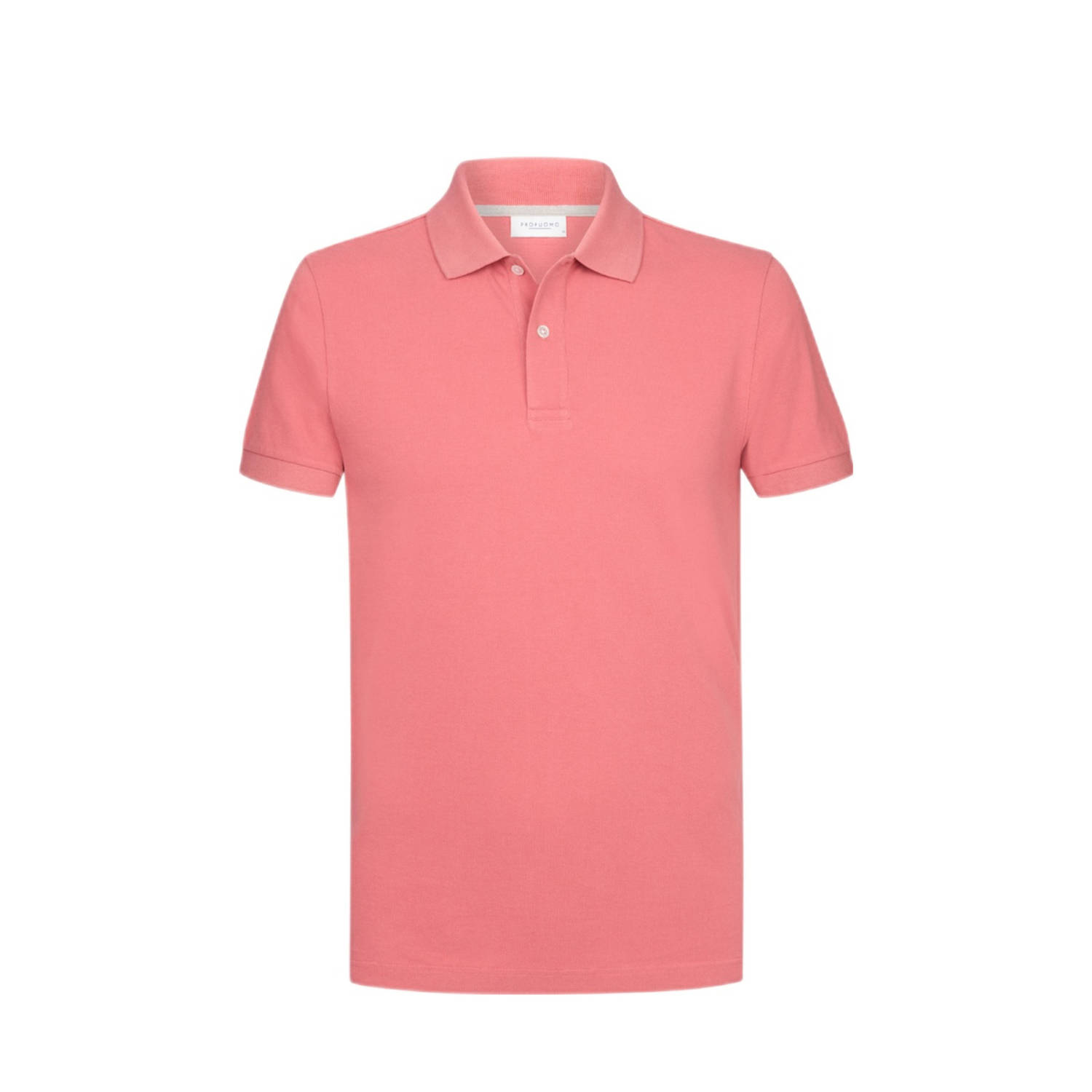PROFUOMO Heren Polo's & T-shirts Polo Short Sleeve Koraal