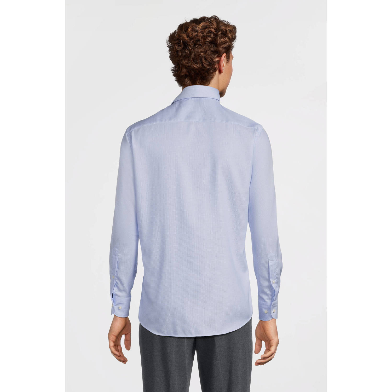 Profuomo casual overhemd lichtblauw