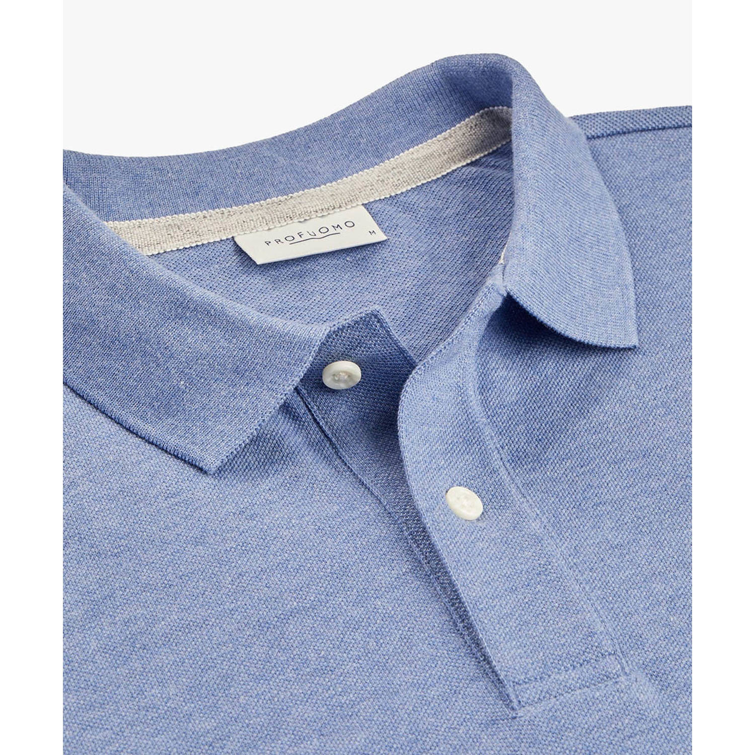 Profuomo regular polo blauw