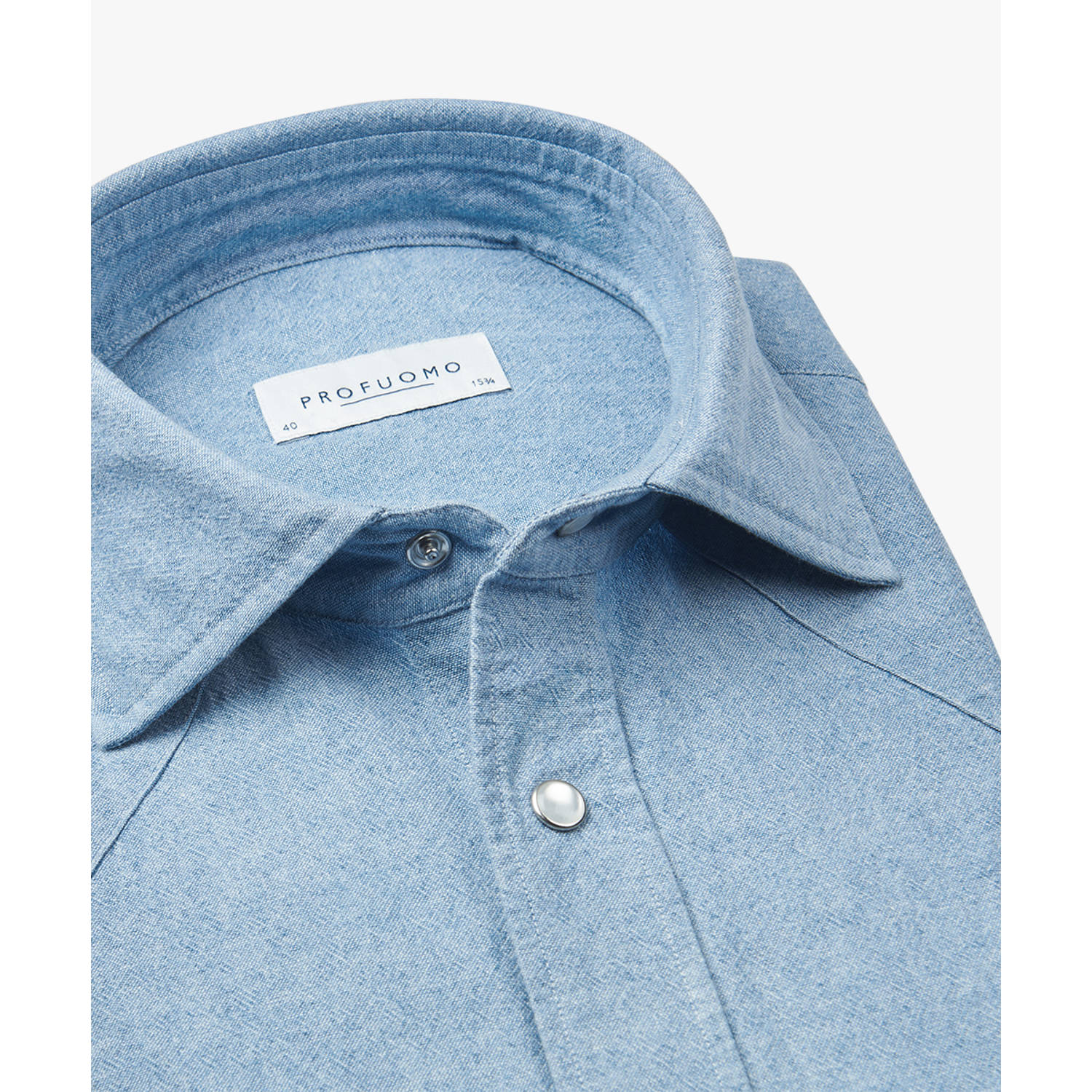 Profuomo denim lichtblauw