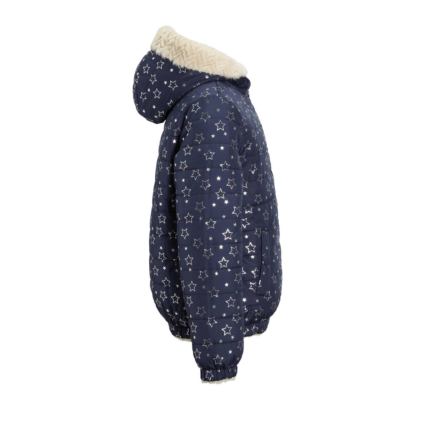 anytime reversible jas textured bont sterrenprint
