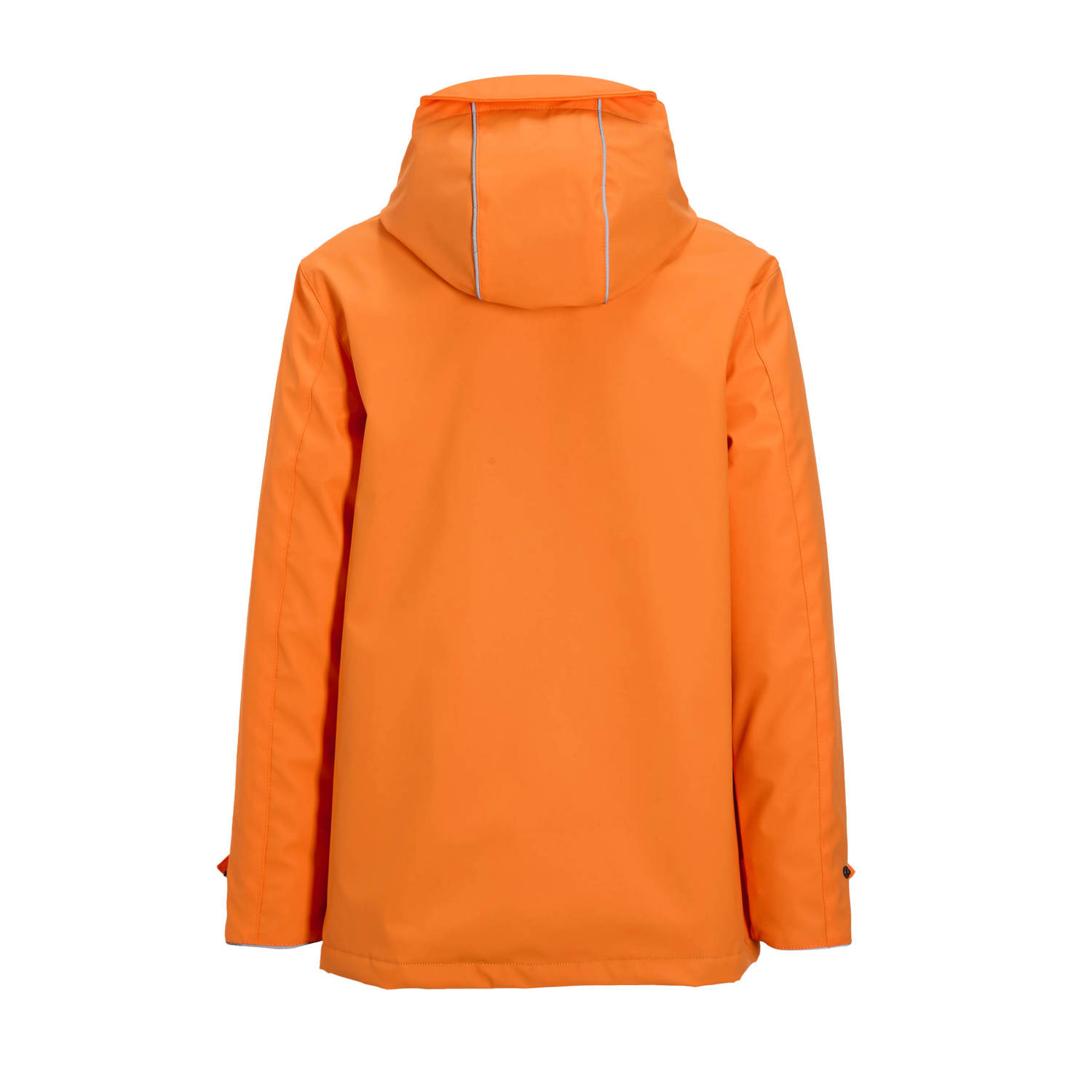 anytime regenjas met borgvoering oranje