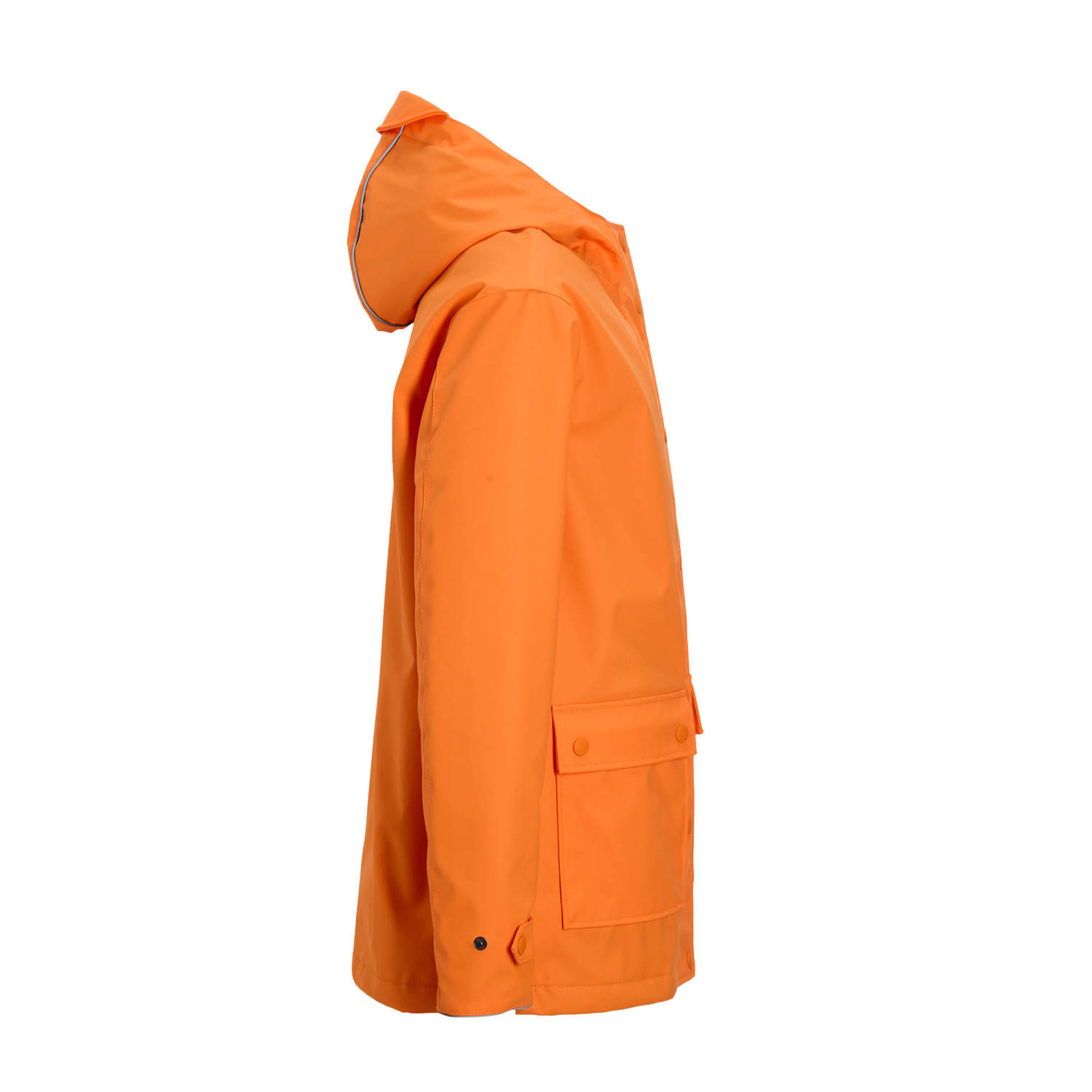anytime regenjas met borgvoering oranje