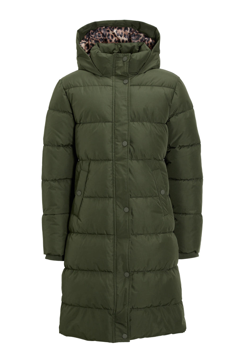 WE Fashion Meisjes reversible gewatteerde jas met dessin en WE Fashion Meisjes reversible gewatteerde jas met dessin en