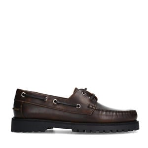 leren bootschoenen bruin