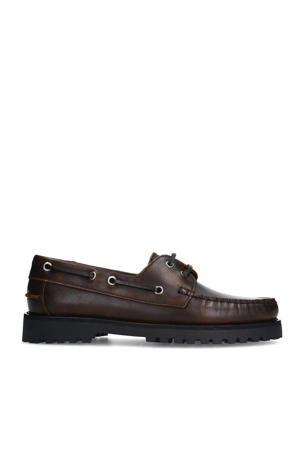 leren bootschoenen bruin