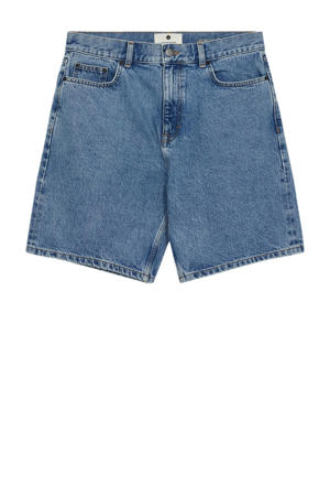 regular denim short medium blue