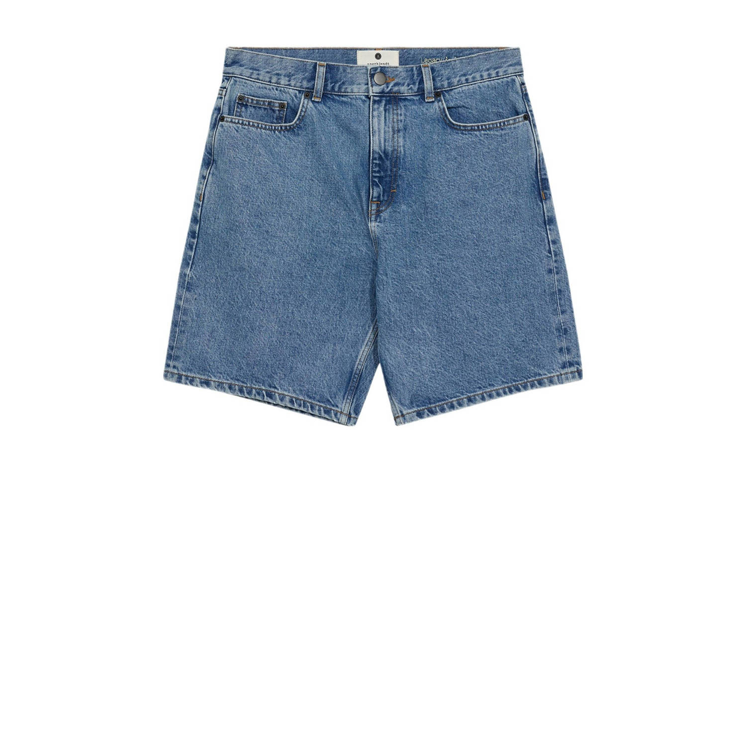 Anerkjendt regular denim short medium blue