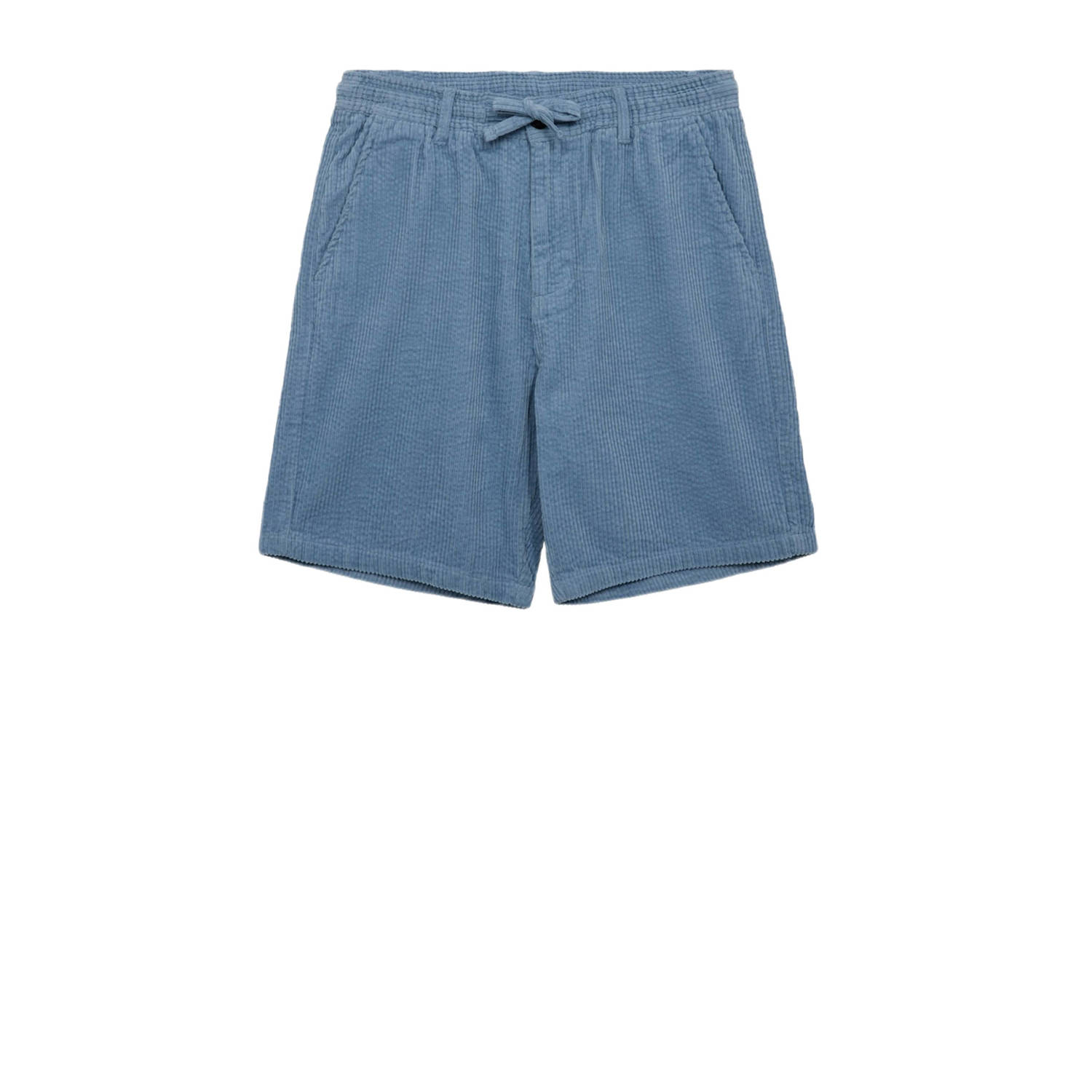 Anerkjendt corduroy regular casual short blauw