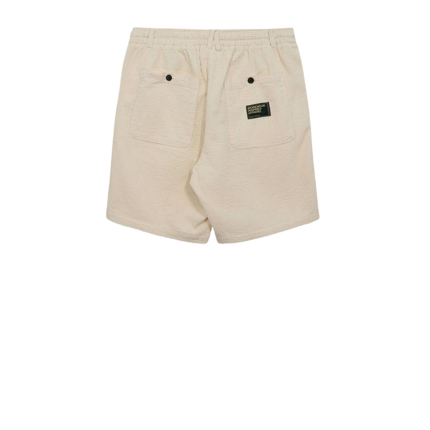 Anerkjendt corduroy regular casual short beige