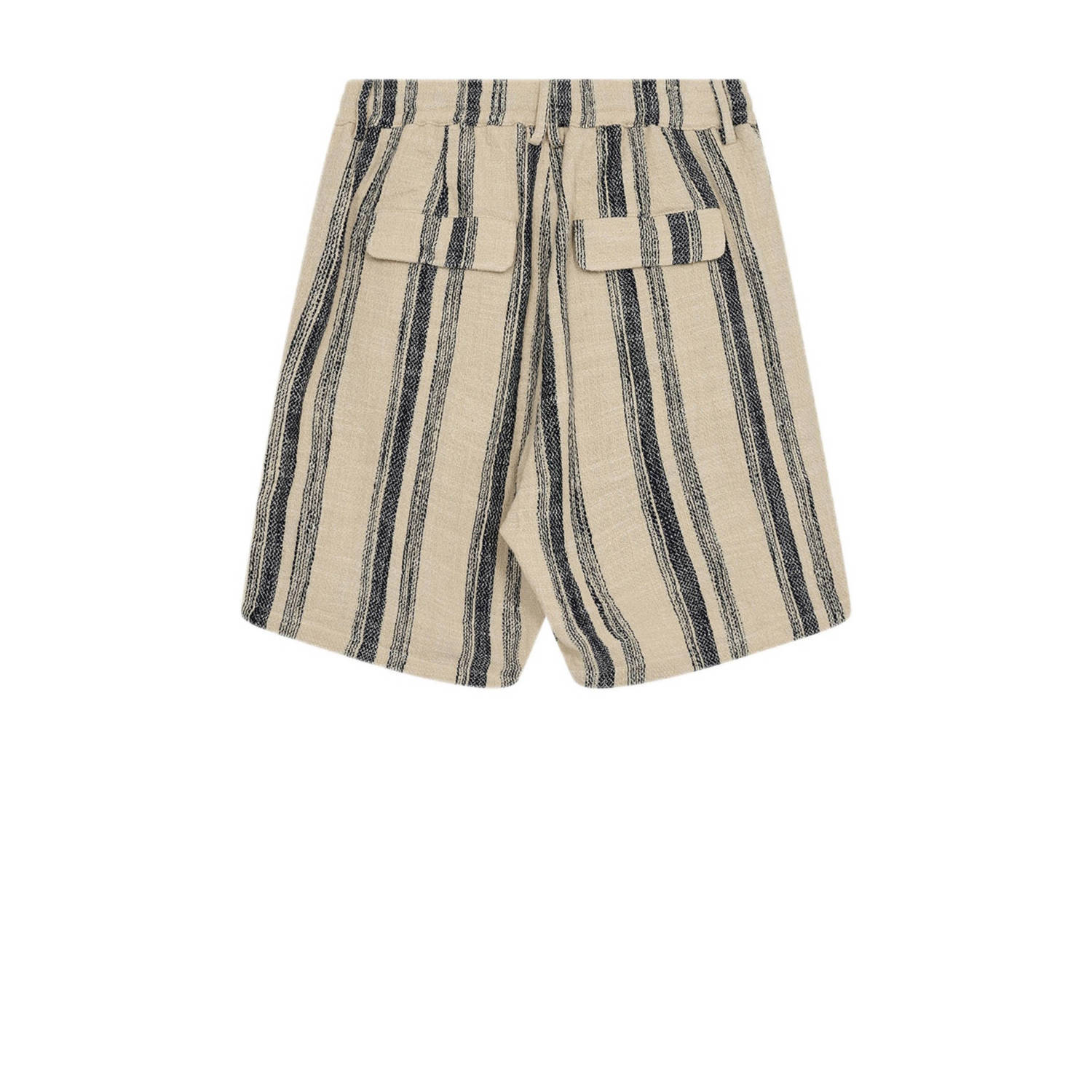 Anerkjendt regular casual short met textuur beige