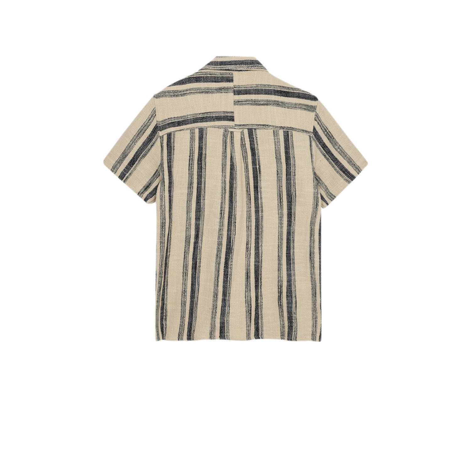 Anerkjendt casual overhemd met textuur beige