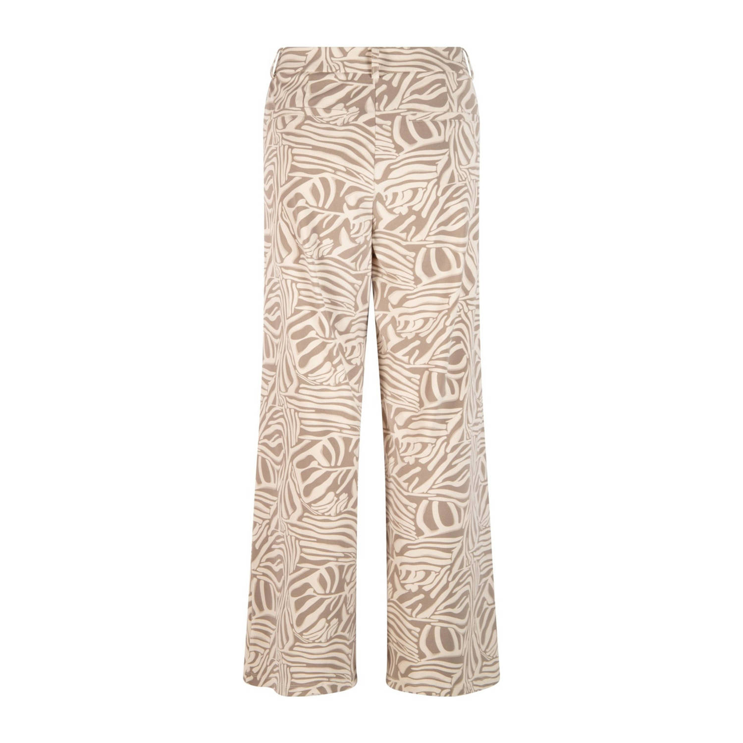 Zoso rechtvallend regular waist pantalon zand