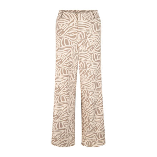 Zoso rechtvallend regular waist pantalon zand afbeelding