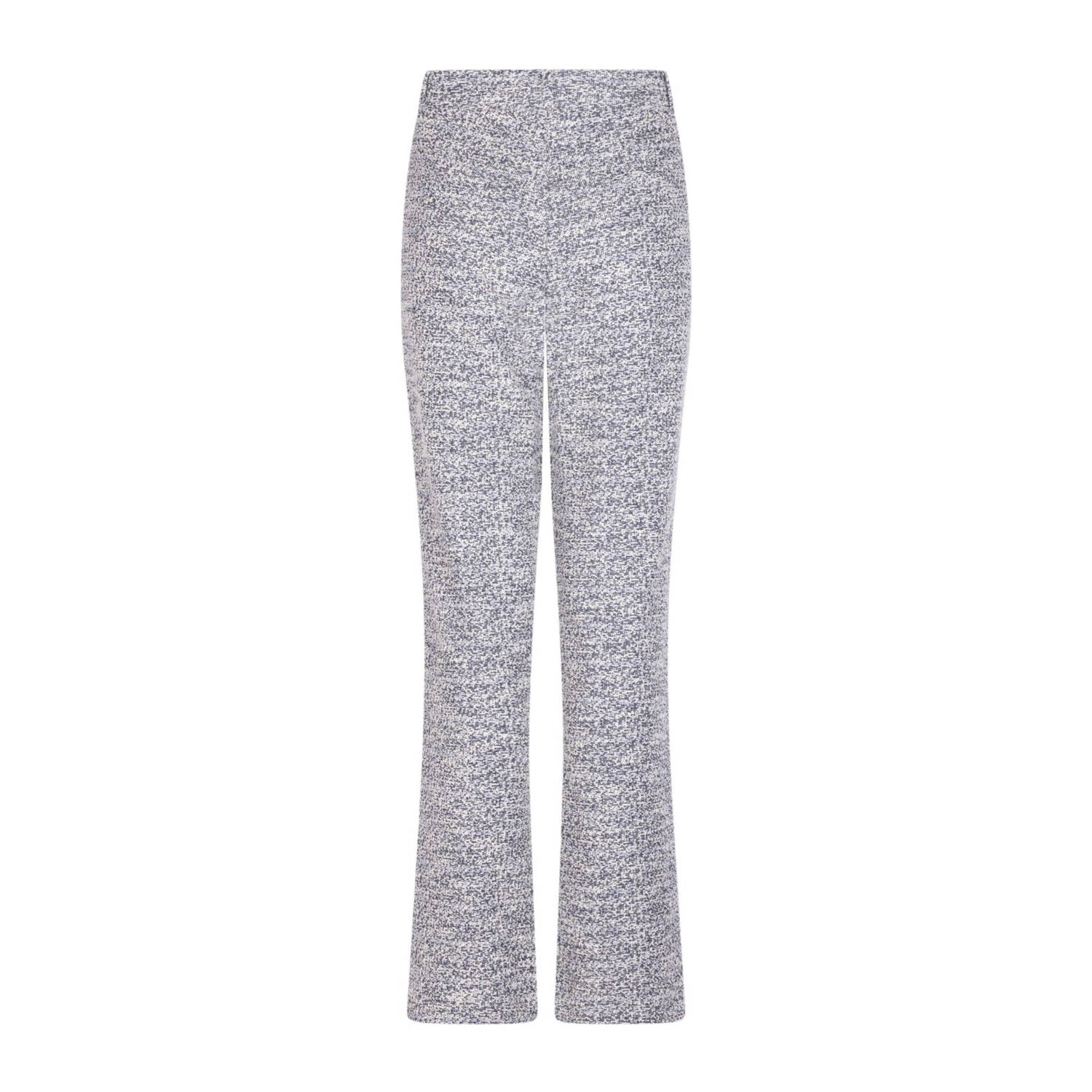 Zoso straight regular waist casual broek donkerblauw