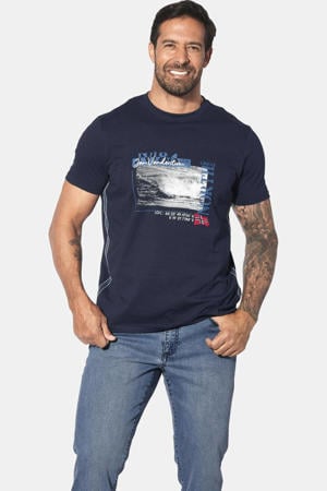 T-shirt Plus Size PITTER donkerblauw