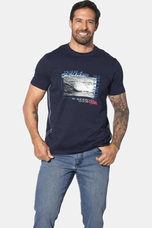 T-shirt Plus Size PITTER donkerblauw