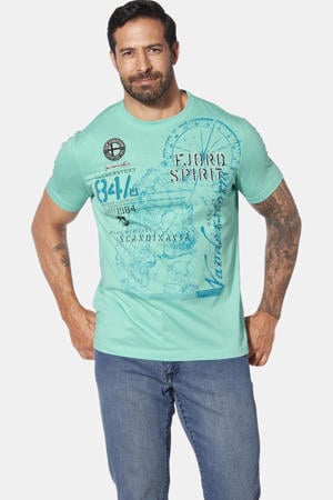 DOMINIK. loose T-shirt Plus Size turquoise