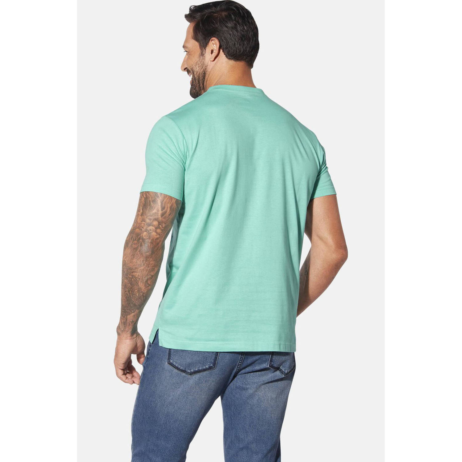 Jan Vanderstorm T-shirt Plus Size DOMINIK blauw