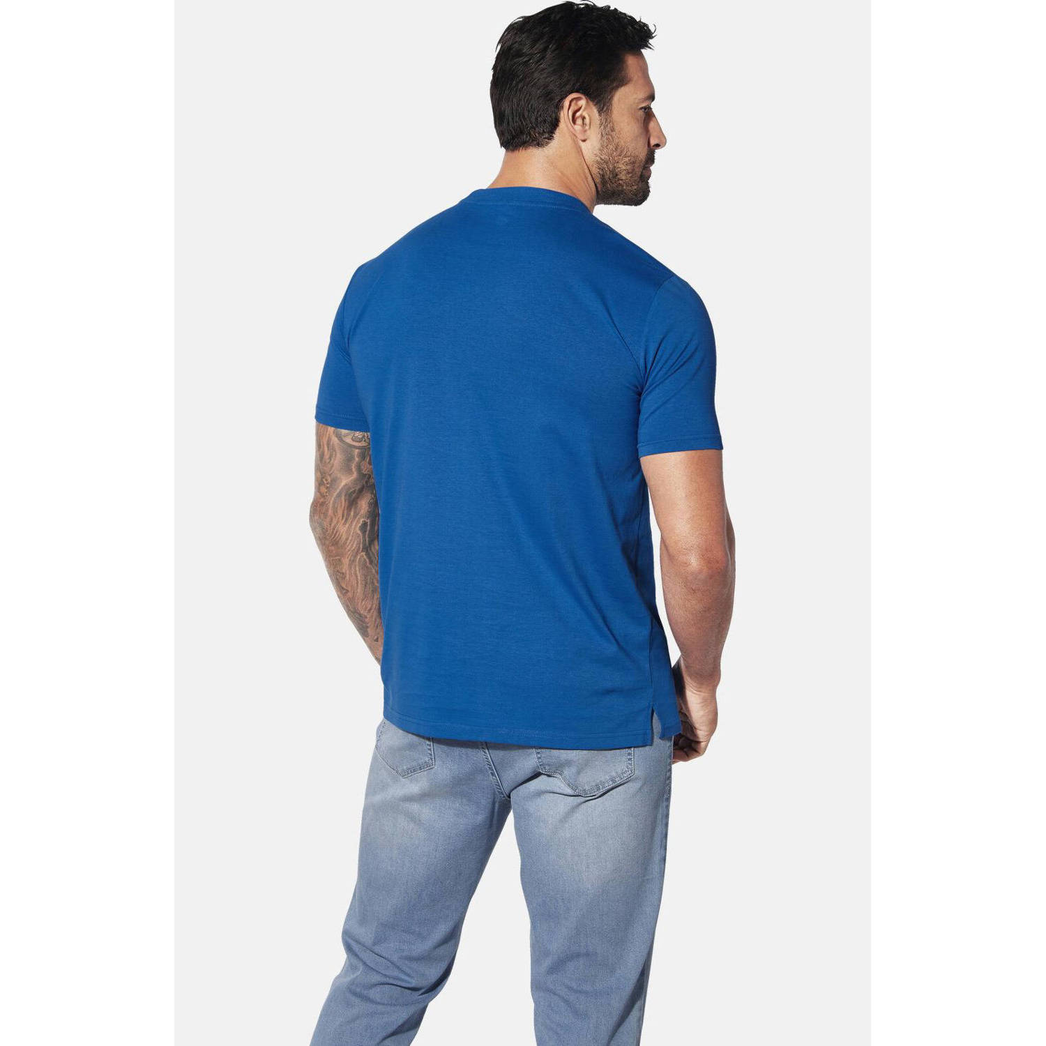 Jan Vanderstorm T-shirt Plus Size SVENHELM blauw