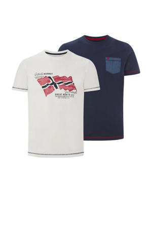 T-shirt  BALDEN  - (set van 2)