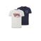 Jan Vanderstorm T-shirt  BALDEN  - (set van 2)