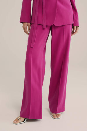 wide leg  pantalon fuchsia