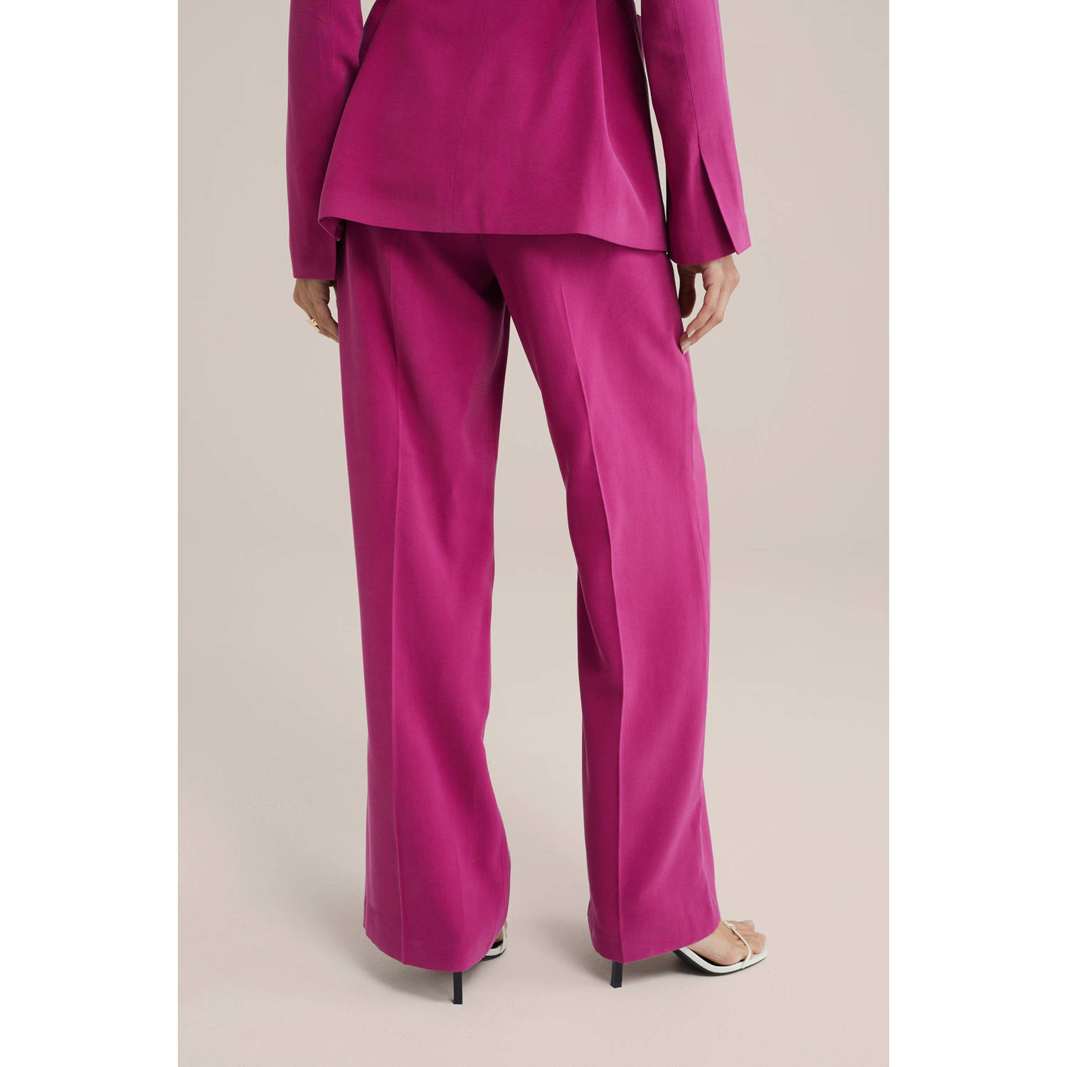 WE Fashion wide leg pantalon fuchsia