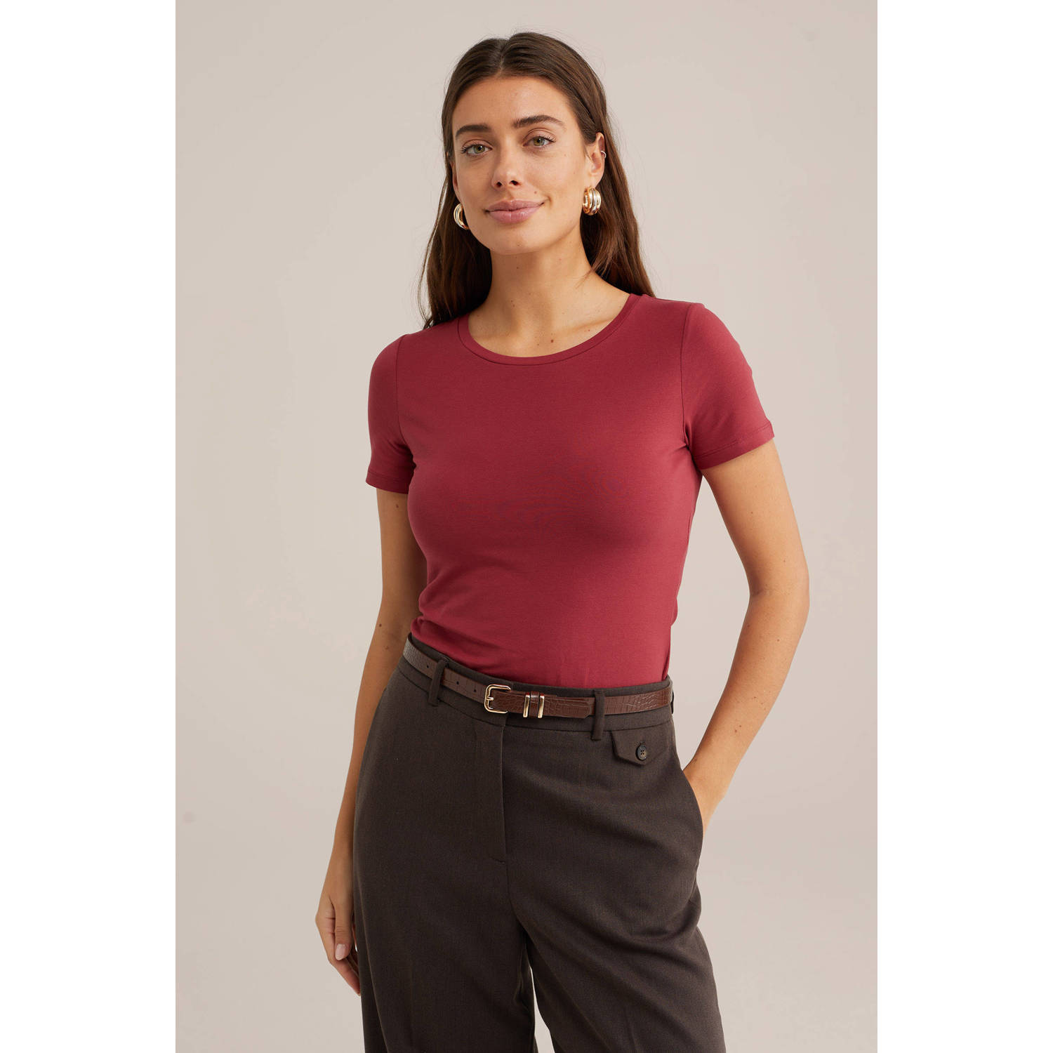 WE Fashion T-shirt rood
