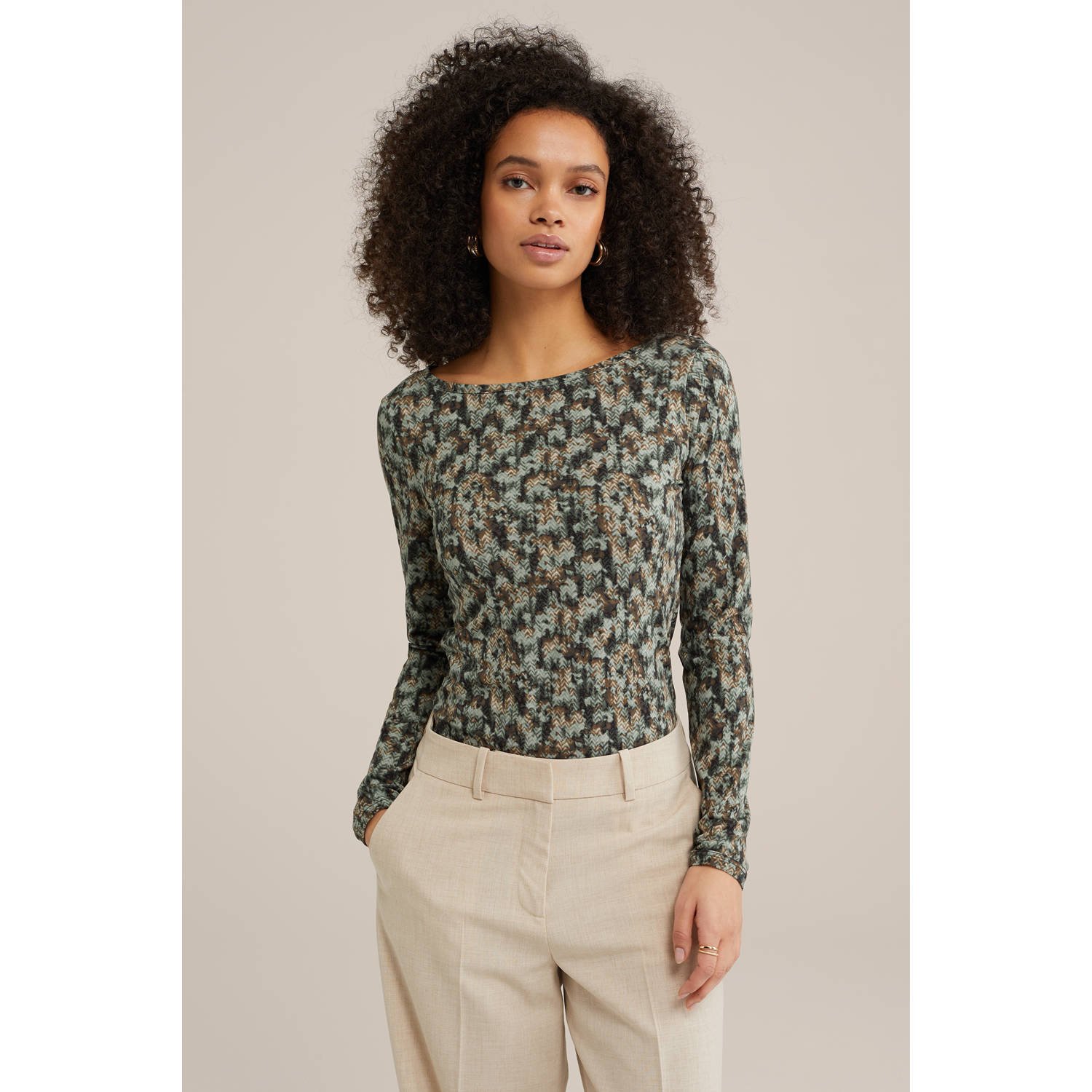 WE Fashion top groen