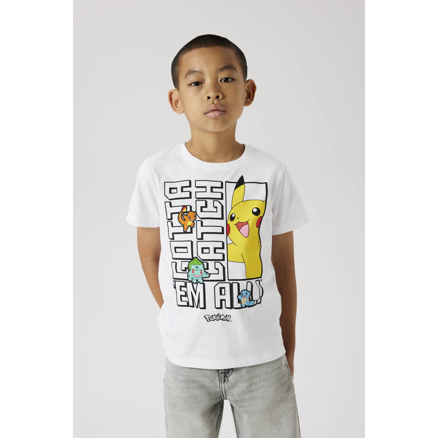 Name It T-shirt NKMFLAME POKEMON SS TOP NOOS SKY