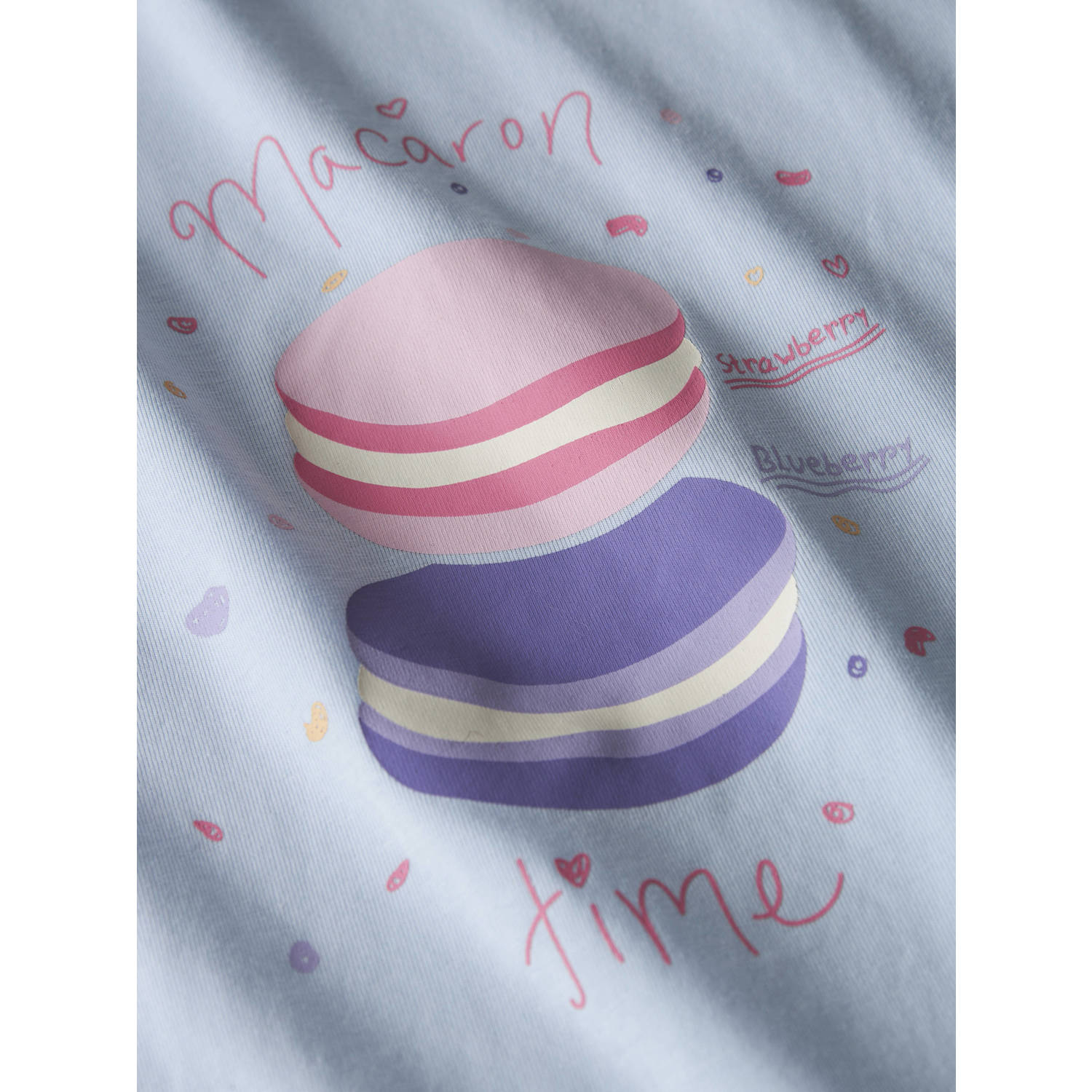 NAME IT KIDS shortama NKFNIGHTSET MACARON lichtblauw