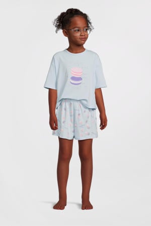 shortama NKFNIGHTSET MACARON lichtblauw