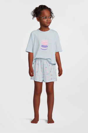 shortama NKFNIGHTSET MACARON lichtblauw