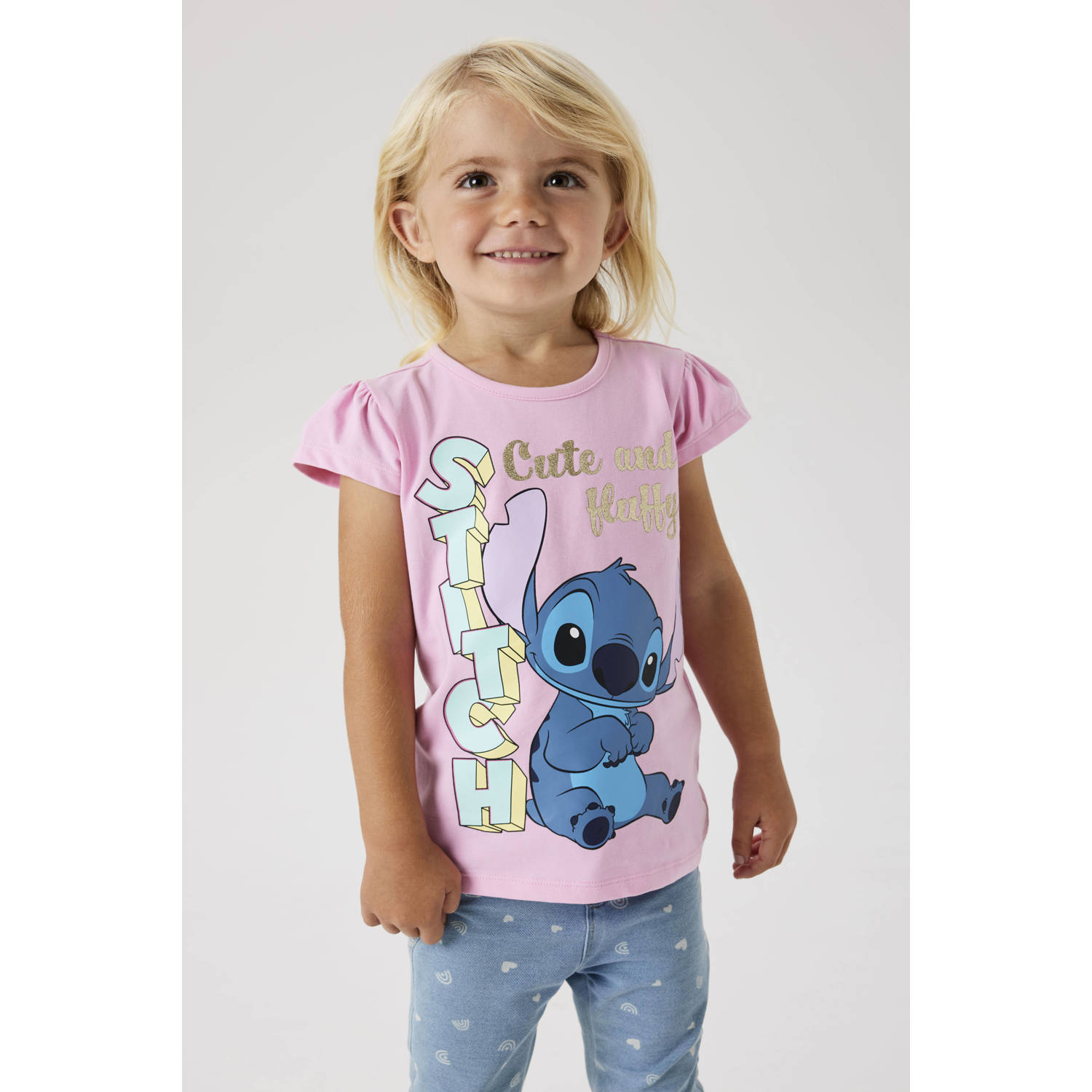 Name It T-shirt NMFFOLLY STITCH SS TOP NOOS WDI