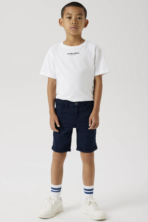 casual short donkerblauw