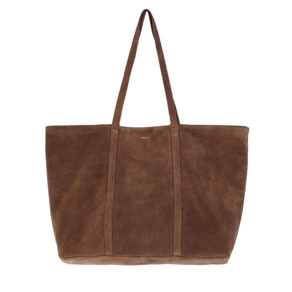 Manfield suede shopper bruin