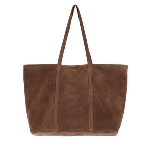 Manfield suede shopper bruin afbeelding