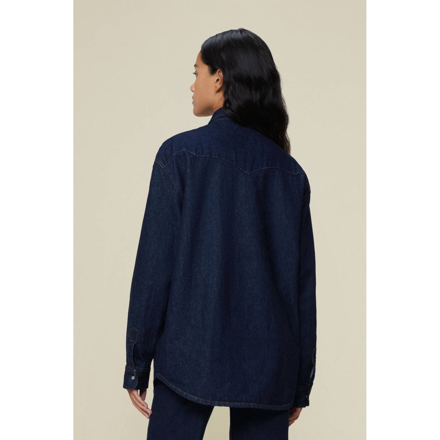 Lois blouse The Rafael dark blue denim