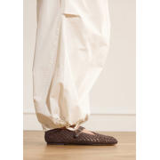 thumbnail: Manfield raffia ballerina's donkerbruin