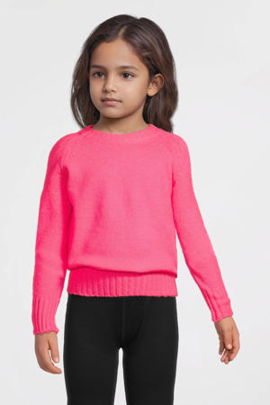 gebreide trui roze