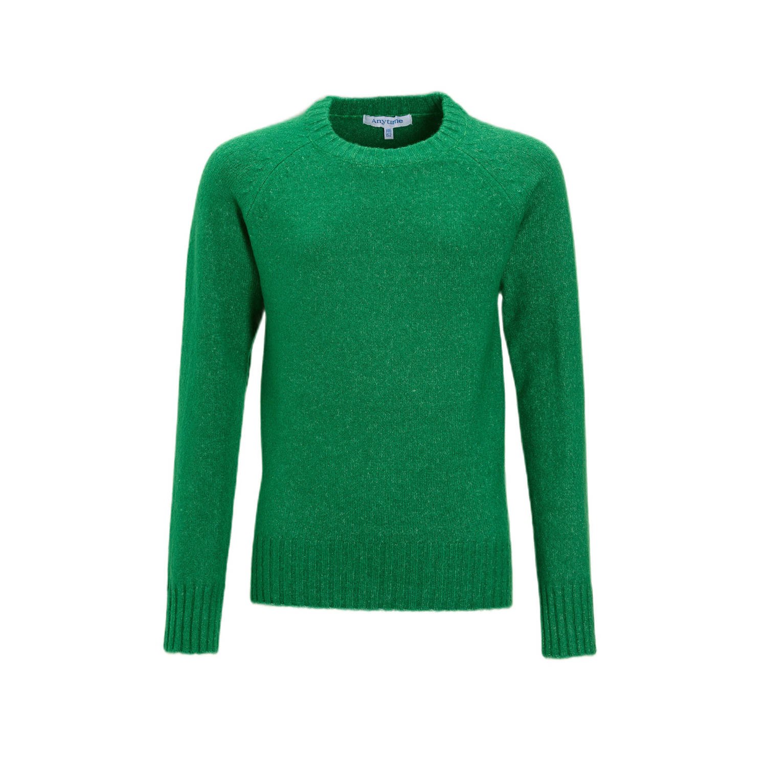 Anytime gebreide trui groen